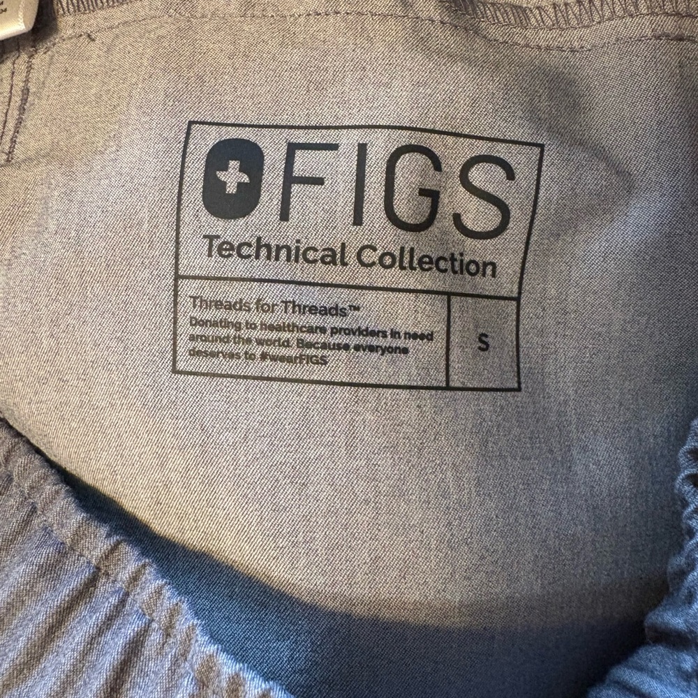 Figs Gray Jogger Sweatpants with Elastic Waistband - Picture 4 of 6